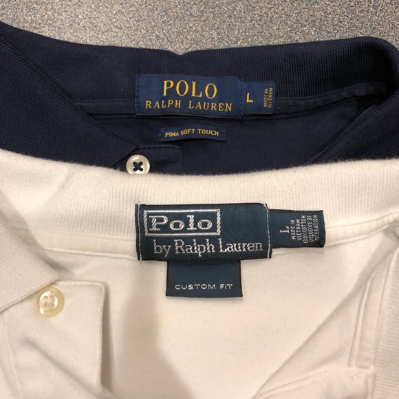 Polo Shirt Bundle- Two Men's L Polo Ralph Lauren - Picture 4 of 4